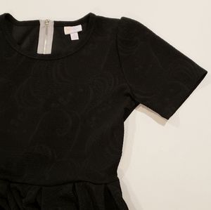 Lularoe Amelia Medium Black Dress